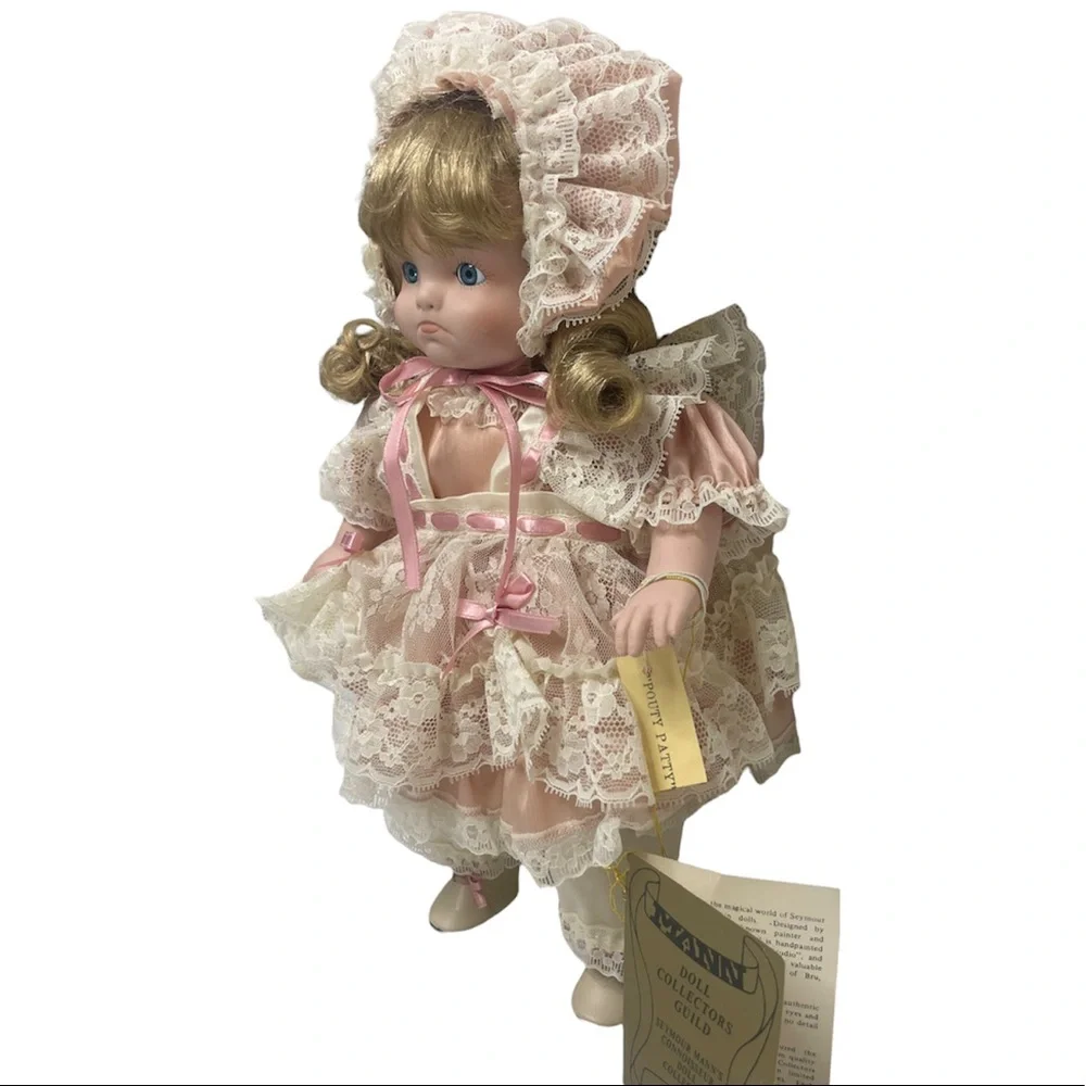 Vintage Doll Porcelain Seymour Mann Connoisseur Pouty Patty Collectibles Toys